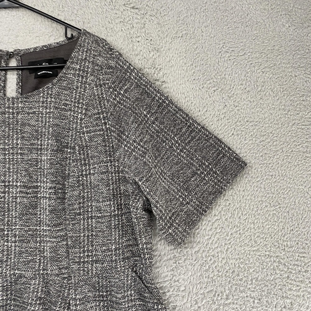Studio Torrid Dress Womens 4X Gray Plaid Fit Flare SkaterWork Office Knee Length - Picture 5 of 16